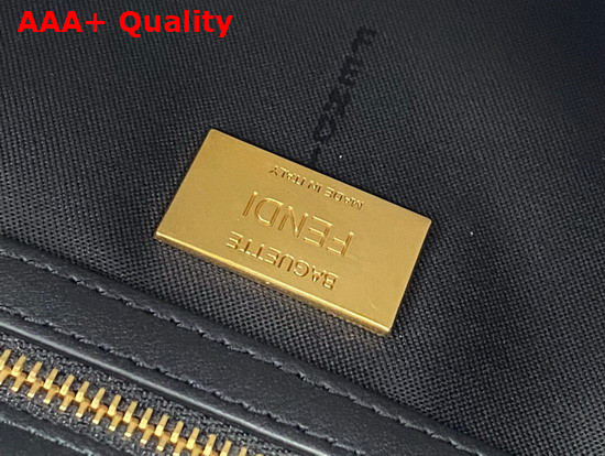 Fendi Large Baguette Bag in Black Velvet Replica