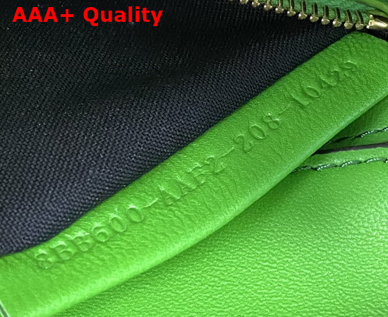 Fendi Large Baguette Bag in Green Soft Nappa Leather Replica