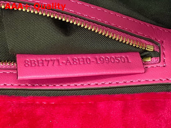 Fendi Large Baguette Bag in Rose Velvet Replica