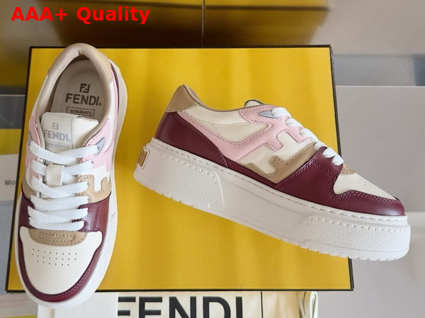 Fendi Match Chinese Valentines Day Limited Edition Platform Low Tops Multicolor Replica