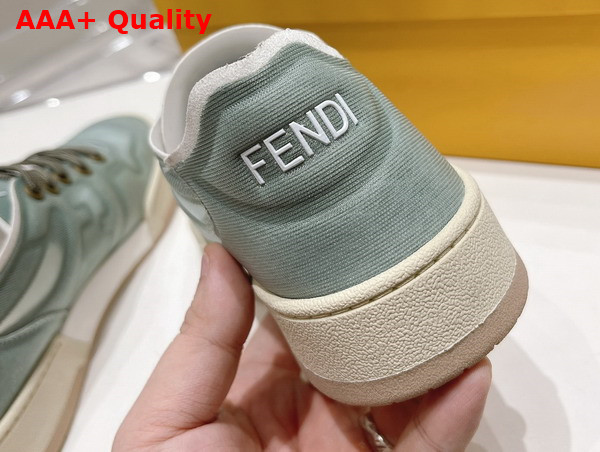 Fendi Match Green Mesh Low Tops Replica