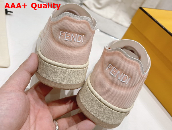 Fendi Match Pink Mesh Low Tops Replica