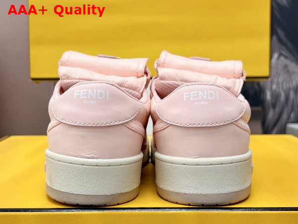 Fendi Match Pink Nylon Low Tops Replica