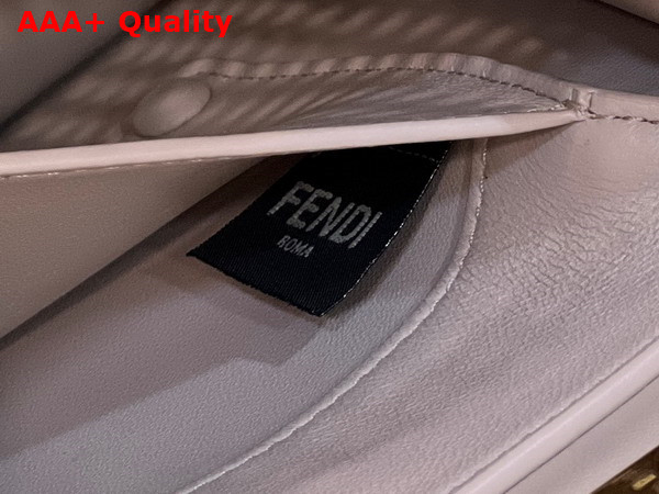 Fendi Medium Peekaboo Iseeu Bag in White Perforated Leather Replica