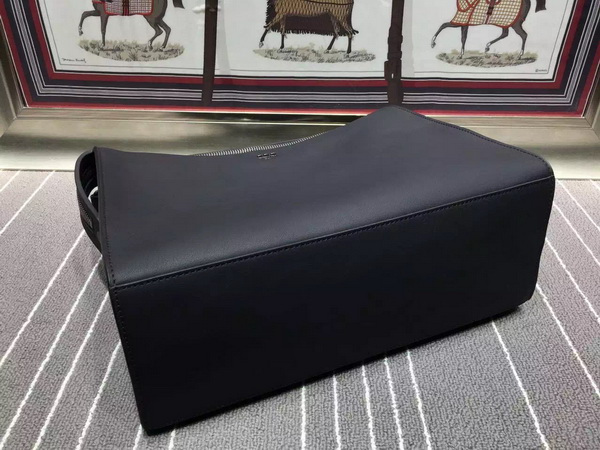 Fendi Mens Leather Briefcase in Black for Sale