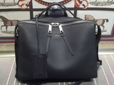 Fendi Mens Leather Briefcase in Black for Sale