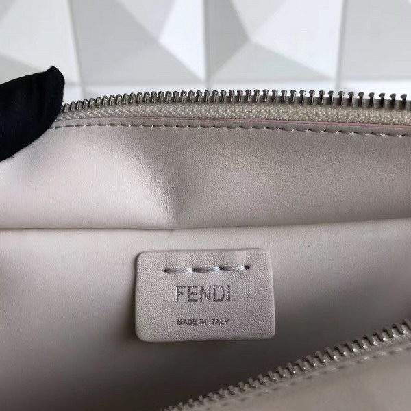 Fendi Mini 3Jours Powder Grey Calfskin For Sale