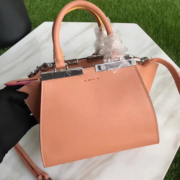 Fendi Mini 3Jours in Sandy Yellow Calfskin For Sale