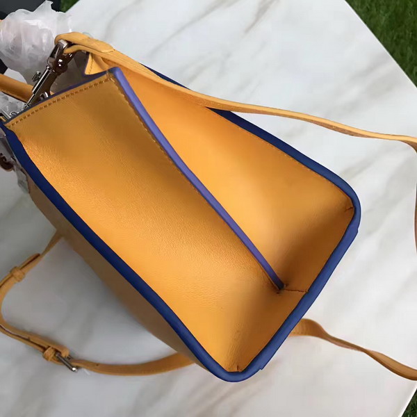 Fendi Mini 3Jours in Yellow Calfskin For Sale