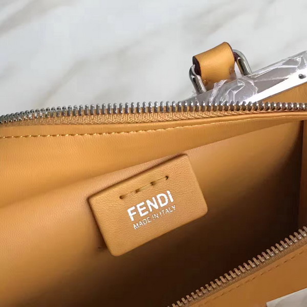 Fendi Mini 3Jours in Yellow Calfskin For Sale