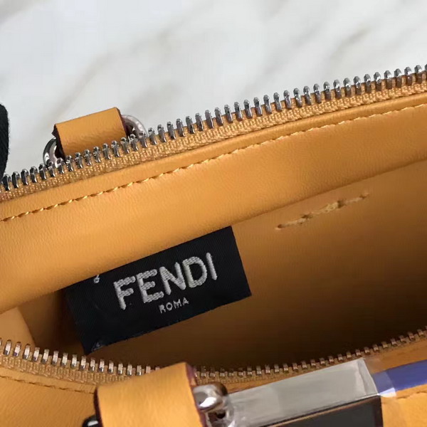 Fendi Mini 3Jours in Yellow Calfskin For Sale