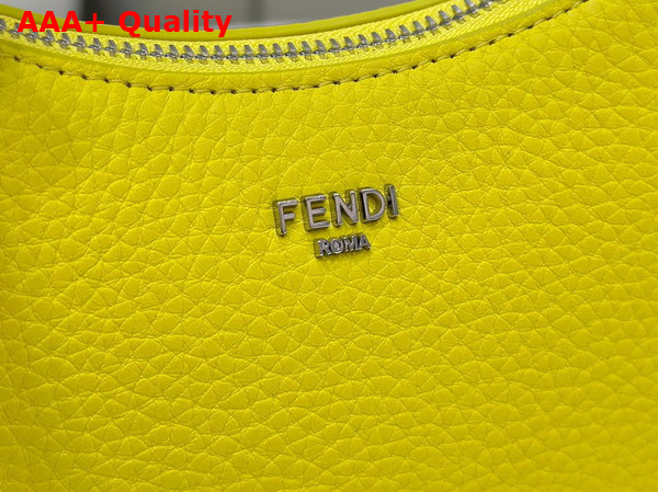 Fendi Mini Fendessence Small Acid Yellow Selleria Bag with 264 Hand Sewn Topstitches Replica