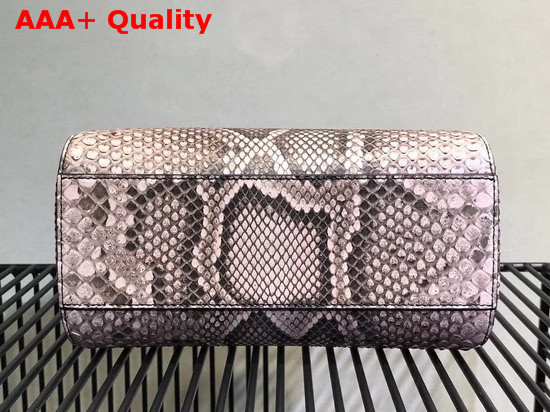 Fendi Mini Peekaboo Handbag in Pink Python Replica