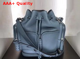 Fendi Mon Tresor Bucket Bag in Light Blue Roman Leather Replica