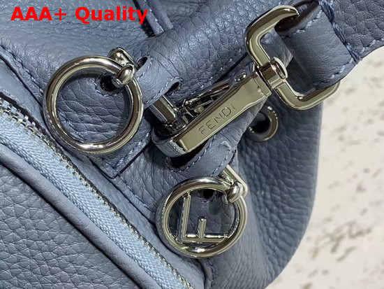 Fendi Mon Tresor Bucket Bag in Light Blue Roman Leather Replica