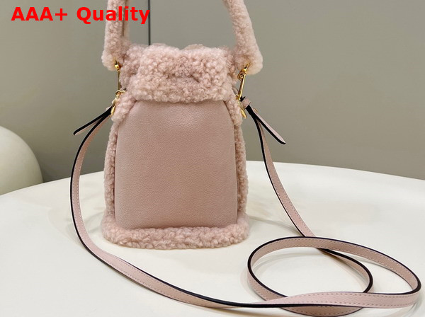 Fendi Mon Tresor Pink Nubuck Minibag Replica