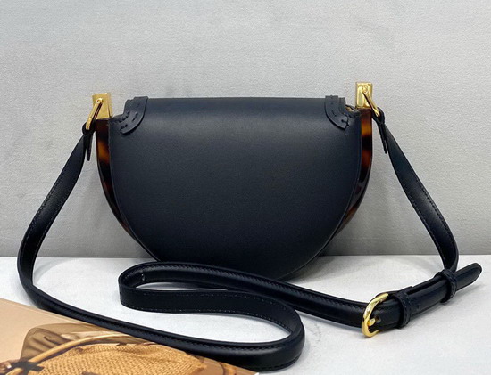 Fendi Moonlight Black Leather Bag Replica