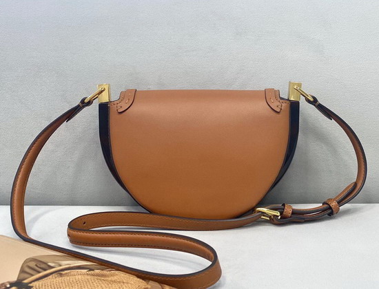 Fendi Moonlight Brown Leather Bag Replica