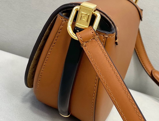 Fendi Moonlight Brown Leather Bag Replica