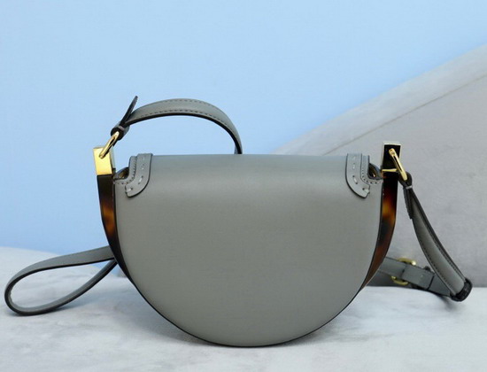 Fendi Moonlight Gray Leather Bag Replica