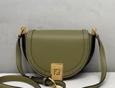 Fendi Moonlight Green Leather Bag Replica