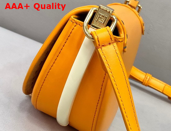 Fendi Moonlight Orange Leather Bag Replica