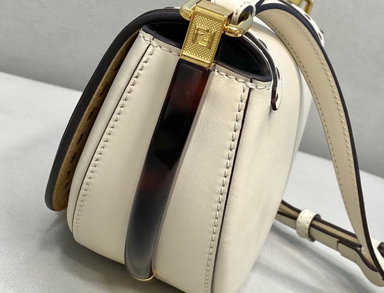 Fendi Moonlight White Leather Bag Replica