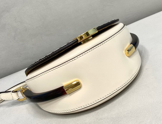 Fendi Moonlight White Leather Bag Replica