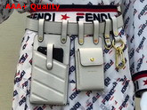 Fendi Multi Accessory Belt Bag in White Calf Leather Replica