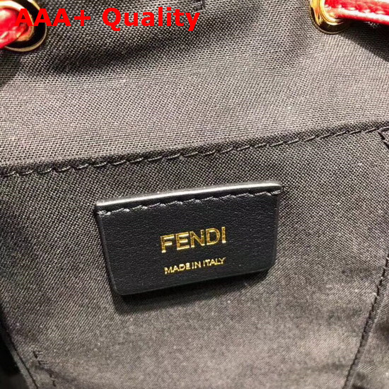 Fendi Multicolor Leather Backpack New Fendi Logo Handle Iconic FF Pattern On The Flap Replica