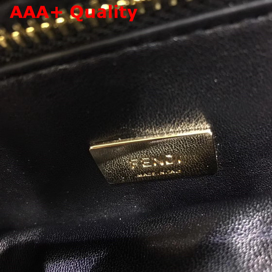 Fendi Peekaboo Essentially Black Calf Leather Replica