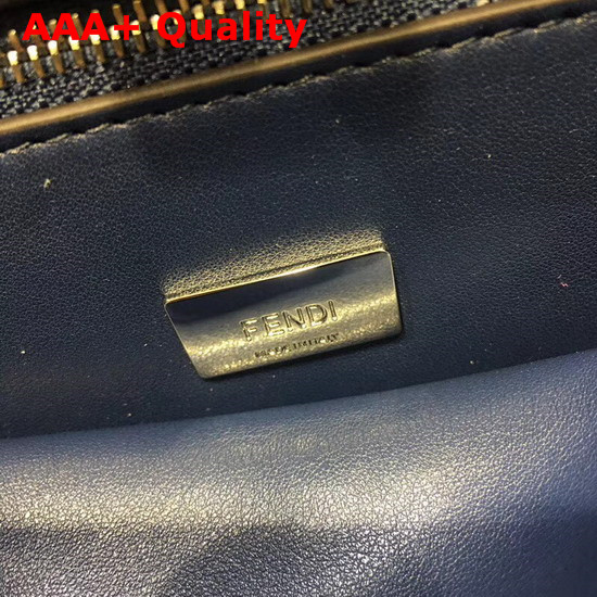 Fendi Peekaboo Essentially Light Blue Calfskin Replica