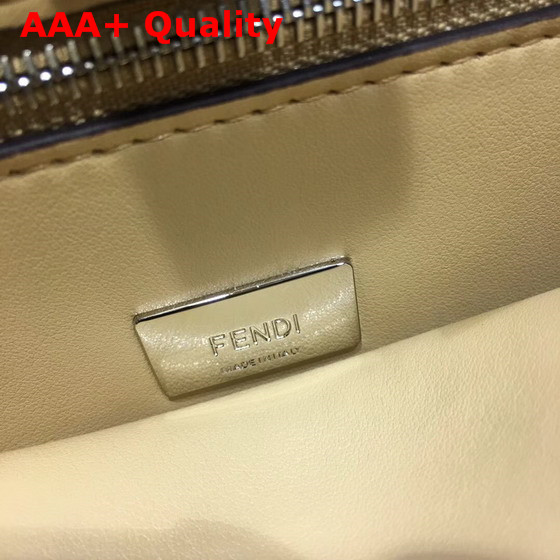 Fendi Peekaboo Essentially White Calf Leather Replica