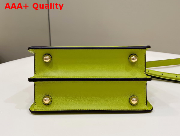 Fendi Peekaboo Iseeu Petite Apple Green Padded Nappa Leather Bag Replica