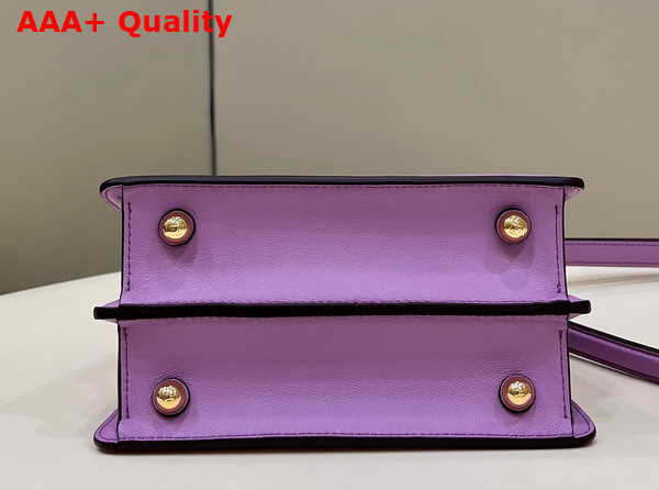 Fendi Peekaboo Iseeu Petite Lilac Padded Nappa Leather Bag Replica