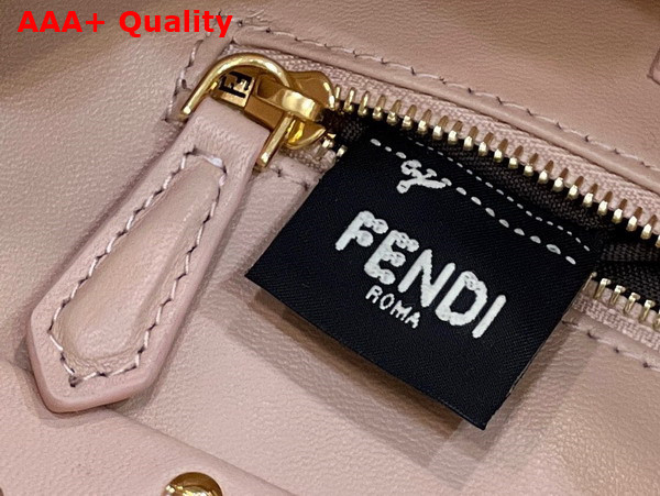 Fendi Peekaboo Mini Beige Nappa Leather Bag Replica