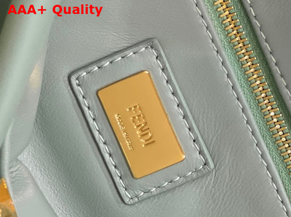 Fendi Peekaboo Mini Light Green Nappa Leather Bag Replica