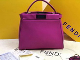 Fendi Peekaboo Regular Handbag in Purple for Sale