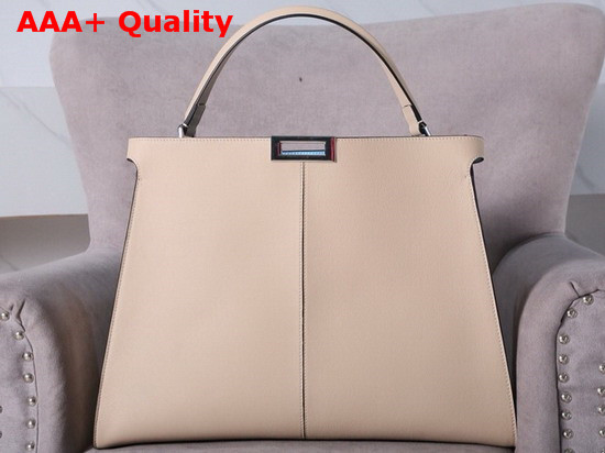 Fendi Peekaboo X Lite Beige Leather Bag Replica