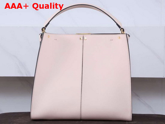 Fendi Peekaboo X Lite Regular Handbag in Beige Calfskin Replica