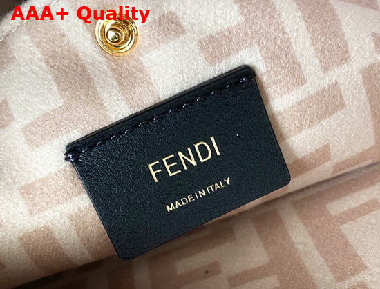 Fendi Peekaboo X Tote Beige FF Wool Bag Replica