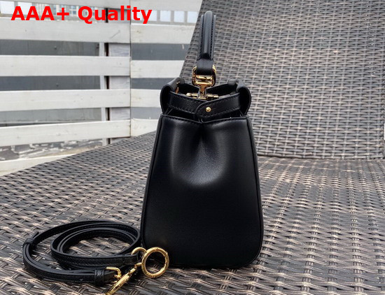 Fendi Peekaboo XS Black Nappa Leather Replica