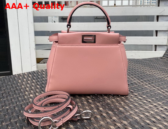 Fendi Peekaboo XS Pink Nappa Leather Replica