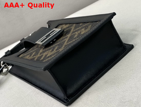 Fendi Phone Bag Brown Fabric Mobile Phone Holder Replica