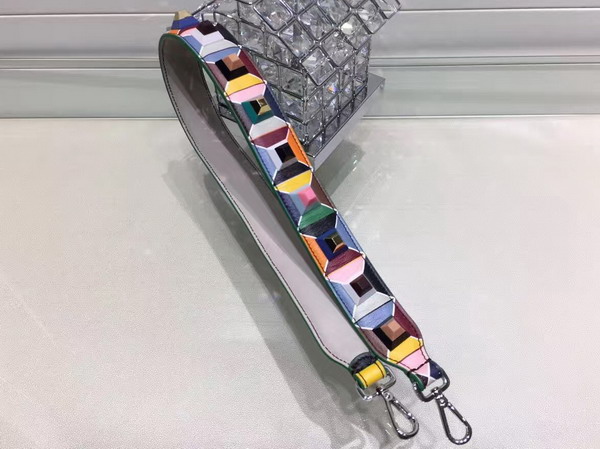 Fendi Rockstud Interchangeable Shoulder Strap in Green and White for Sale