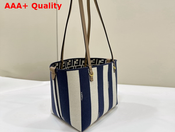 Fendi Roll Mini Midnight Blue FF Jacquard Mini Bag Replica