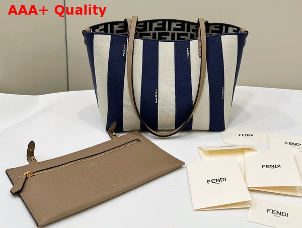 Fendi Roll Mini Midnight Blue FF Jacquard Mini Bag Replica