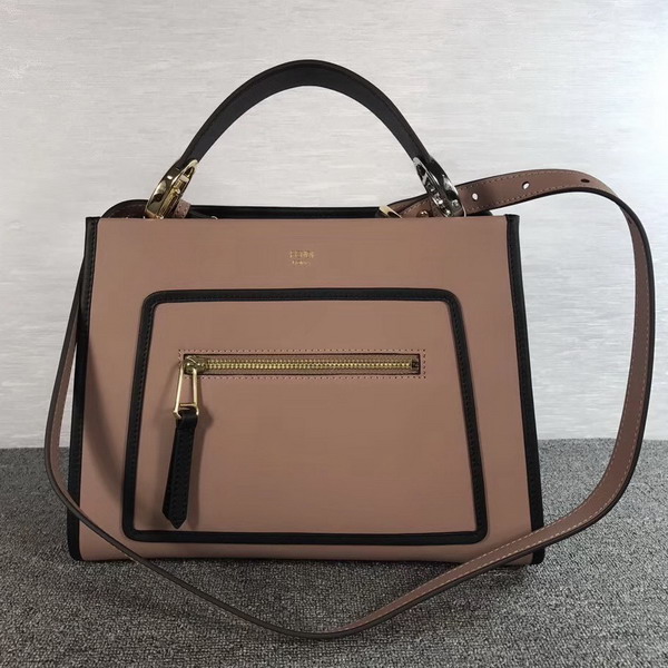 Fendi Runway Small Pink Leather Bag For Sale