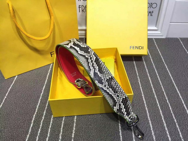 Fendi Shoulder Strap Interchangeable Grey Python Shoulder Strap for Sale