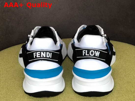 Fendi Sneakers Blue Technical Nylon Low Tops Replica